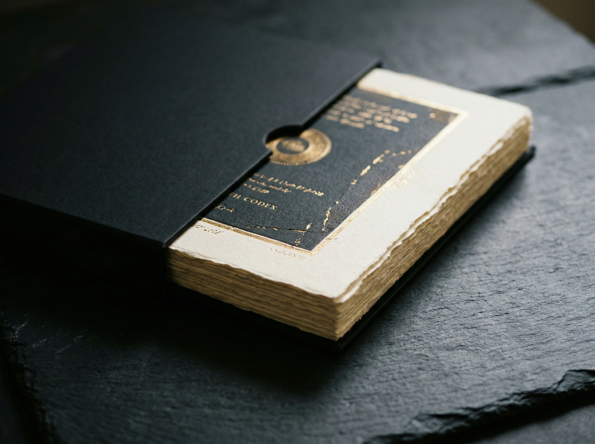 Birth Codex packaging and presentation