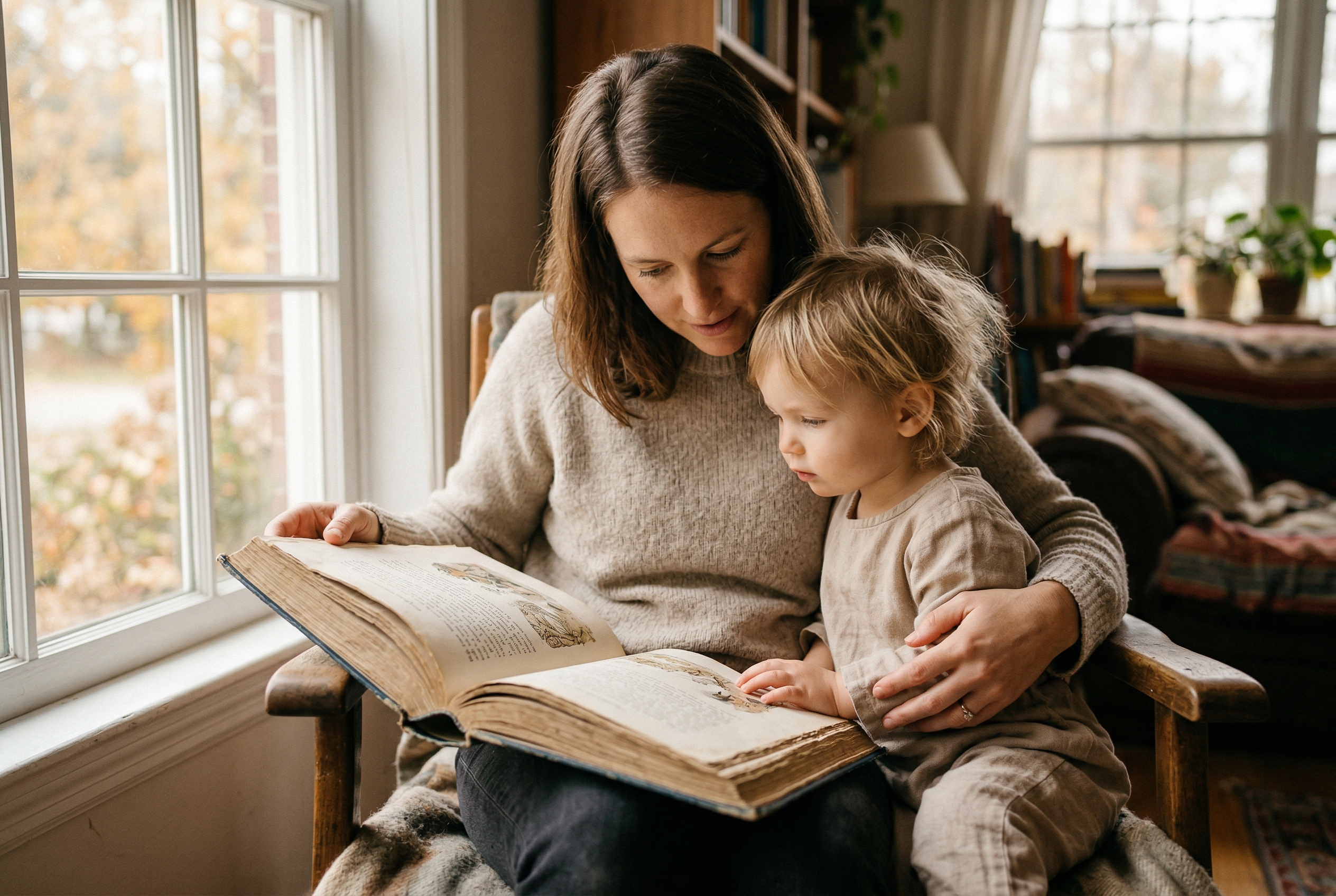 Reading the Codex Companion — quiet moment, warm lamplight, open pages
